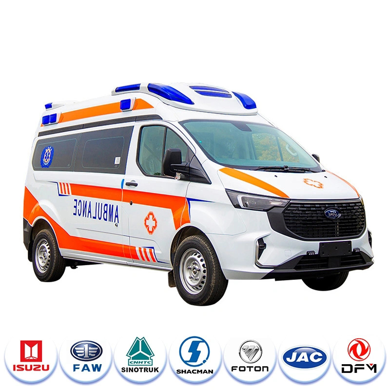 Ford Diesel 4X2 Ambulance Patient Transfer Transport Vehicle Ambulance