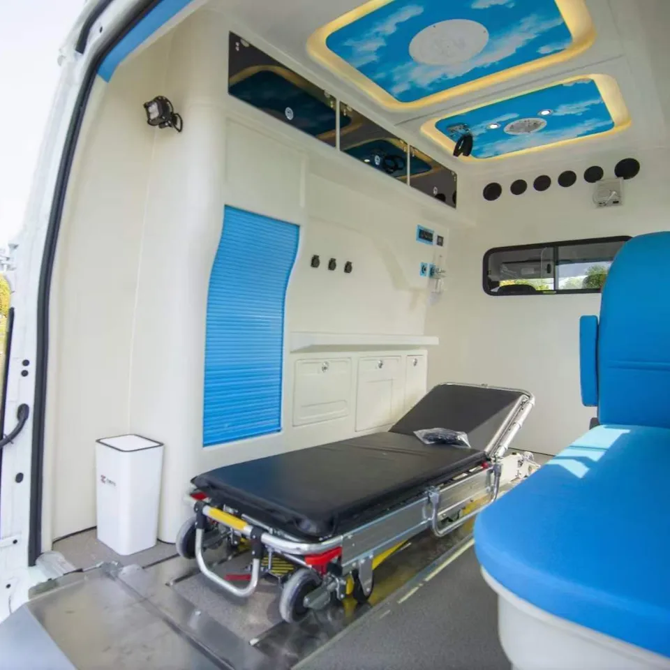 Ford Diesel 4X2 long axis monitoring ambulance