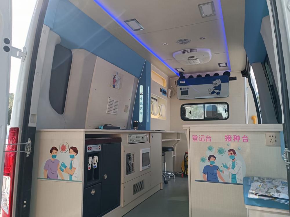 Move vaccination Car Custom ambulance