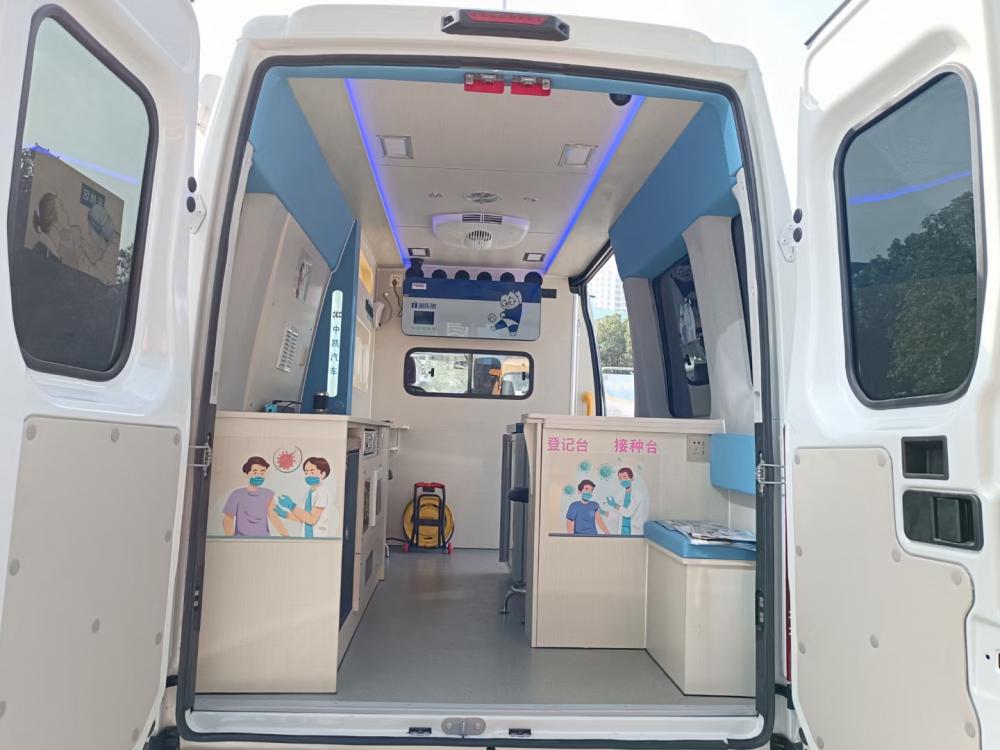 Move vaccination Car Custom ambulance