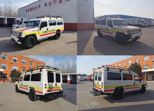 Foton 4X4 Mini off Road Diesel Medical All-Terrain Ambulance