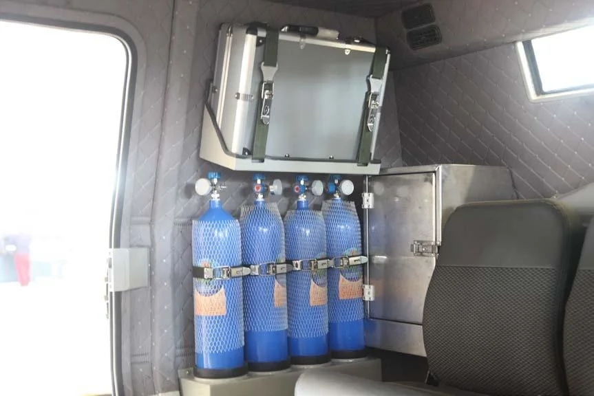 Military armoured ambulance