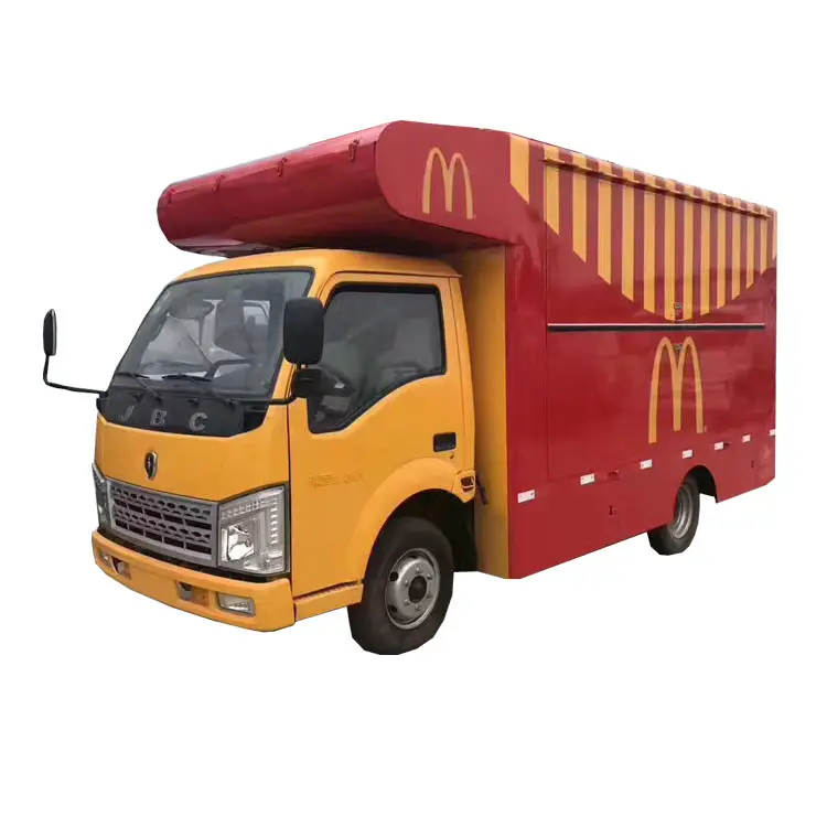 Mobile Street Fast Food Truck with Fried Chicken Hot Dog Kitchen Equipment