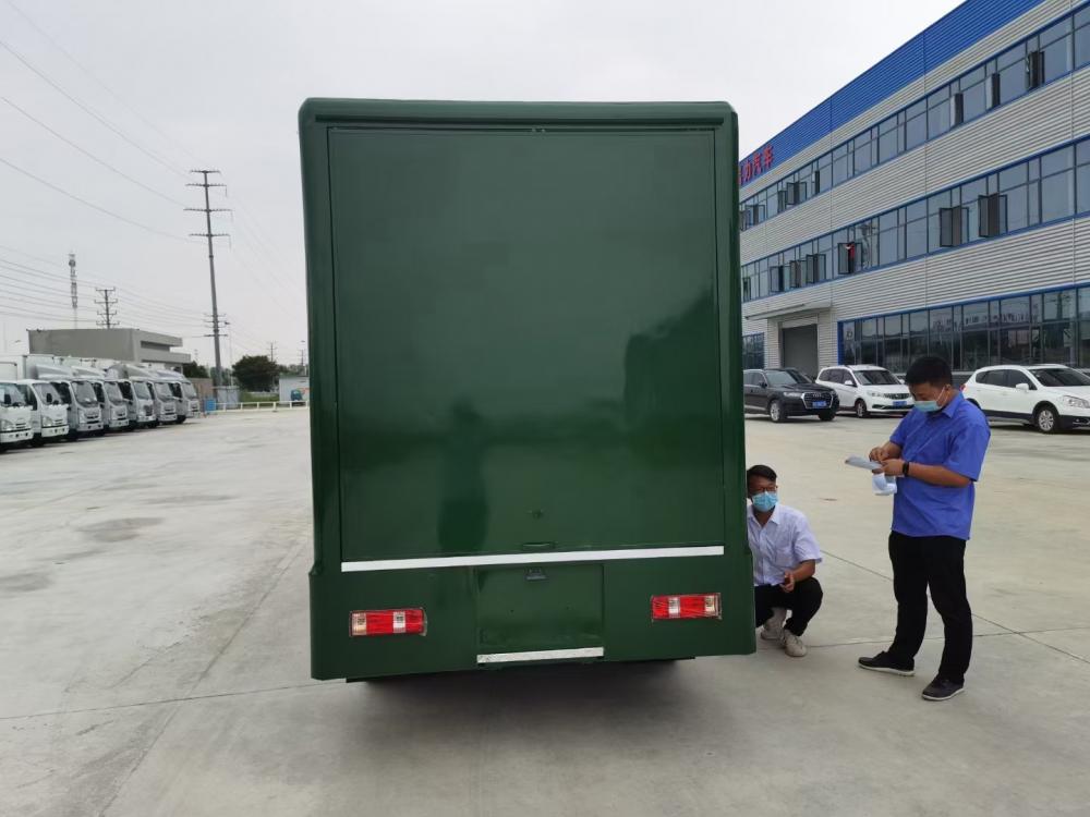 Rhd Mobile Foton Mini Gasoline Food Wagon 4X2