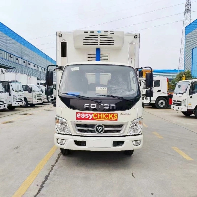 Foton 4X2 Small Baby Chick Transport Truck Chicken with Cooling Unit