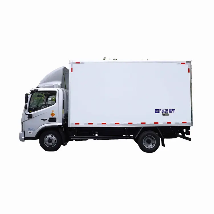 Foton Refrigerated Freezer Truck Ton Mini Refrigerator Van for Meat Transportation (1)