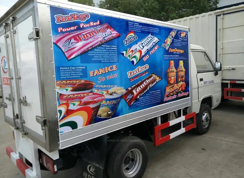 Foton Small Ice Cream Transport Freezer Truck