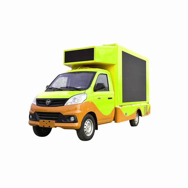 Foton Mini 4X2 LED Screen Display Truck LED Billboard Advertising Truck