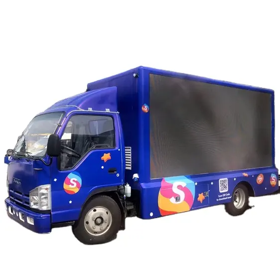 ISUZU Mini 4X2 LED Screen Display Truck LED Billboard Advertising Truck