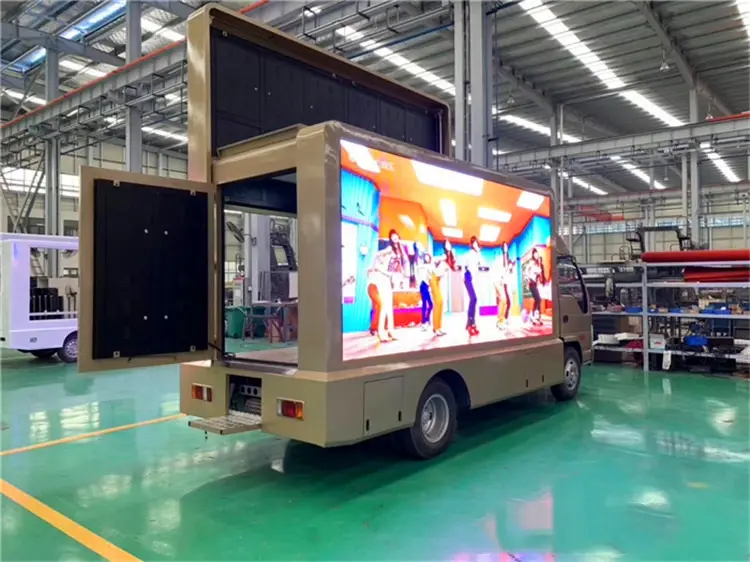 ISUZU Mini 4X2 LED Screen Display Truck LED Billboard Advertising Truck