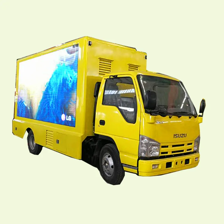 ISUZU Mini 4X2 LED Screen Display Truck LED Billboard Advertising Truck