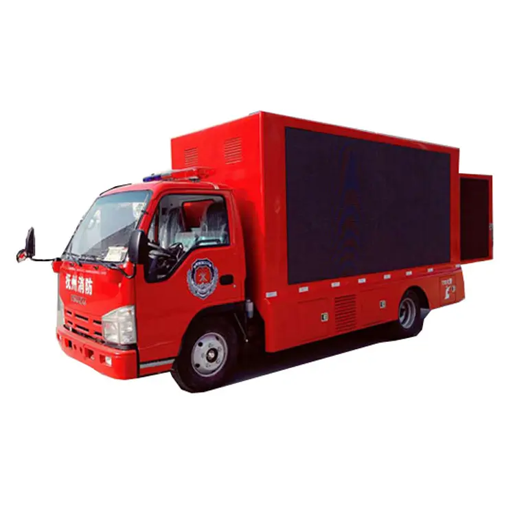 Isuzu P4 P6 LED Digial Mobile Stage Billboard Advertising Truck