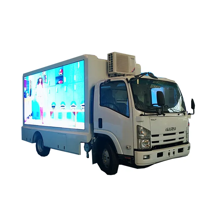 ISUZU Mini 4X2 LED Screen Display Truck LED Billboard Advertising Truck