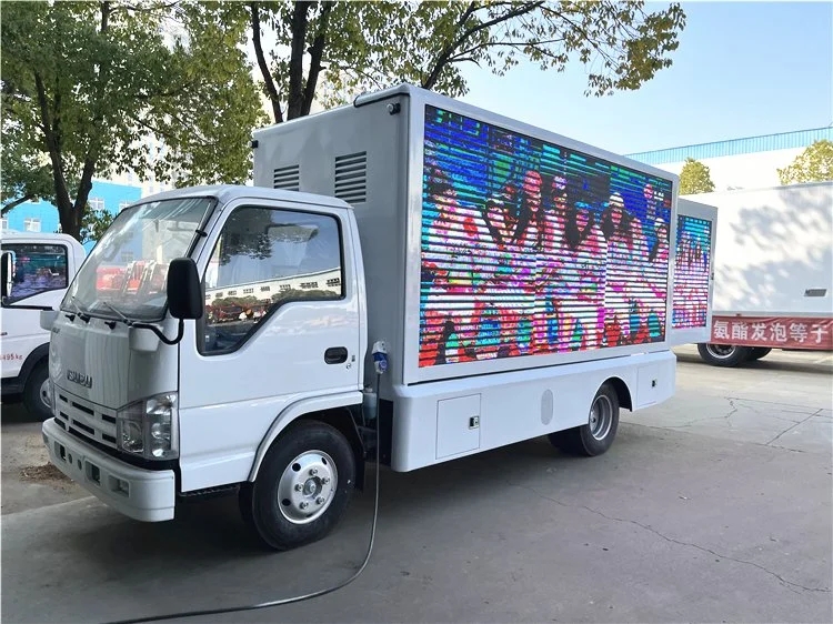 Isuzu P6 LED Digial Mobile Stage Billboard Advertising Truck