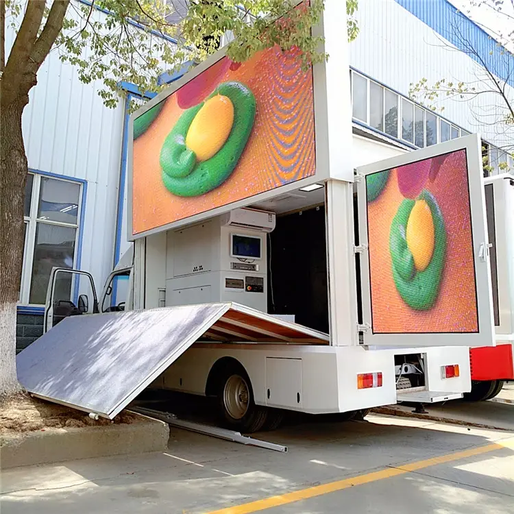 Isuzu P6 LED Digial Mobile Stage Billboard Advertising Truck