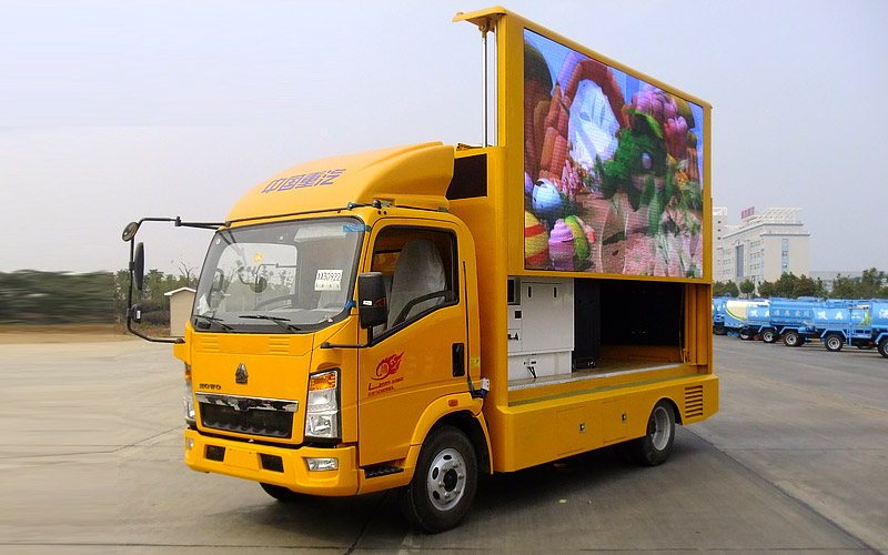 HOWO Light Outdoor Full Color LED Mobile Advertising Advertise Billboard Screen Truck