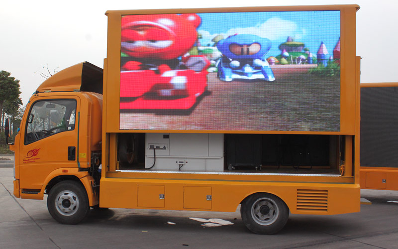 HOWO Light Outdoor Full Color LED Mobile Advertising Advertise Billboard Screen Truck