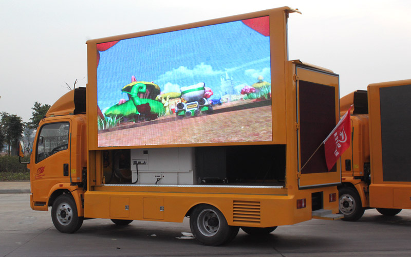 HOWO Light Outdoor Full Color LED Mobile Advertising Advertise Billboard Screen Truck