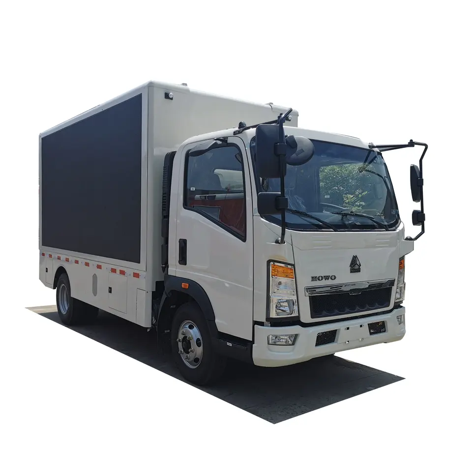 HOWO P4 P6 LED Digial Mobile Stage Billboard Advertising Truck