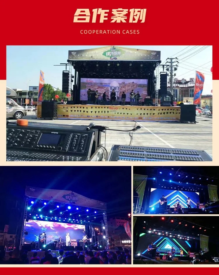 JAC LED Display Screen Wingspan Hydraulic Folding Stage Mobile Stage Truck