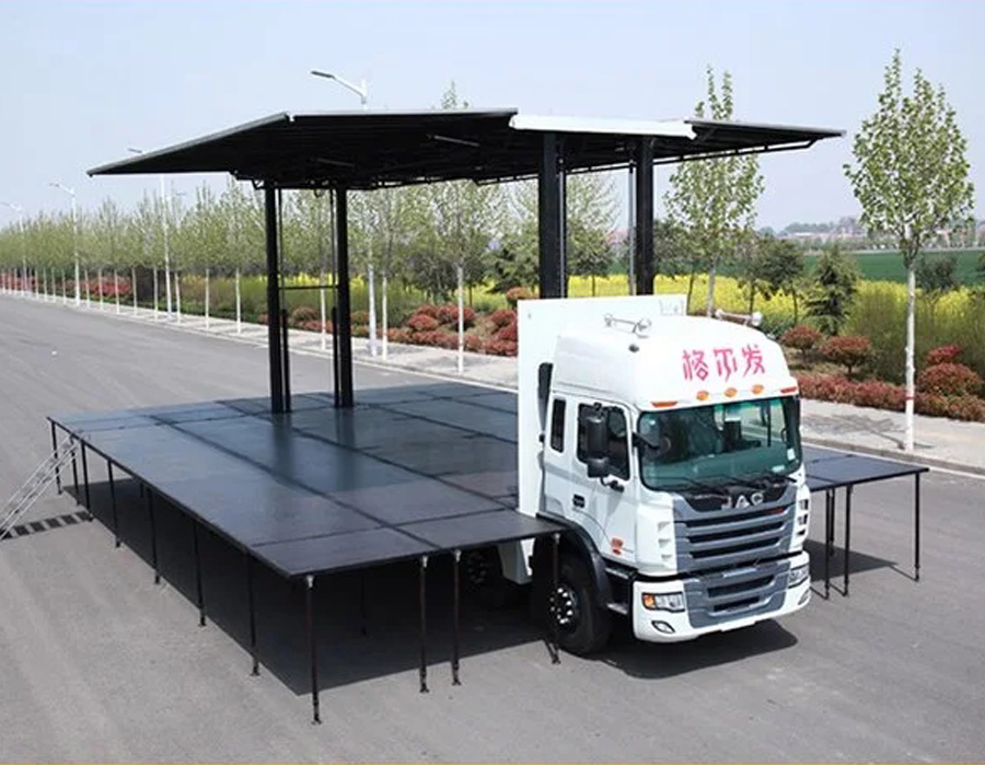 JAC LED Display Screen Mobile Wingspan Stage Truck