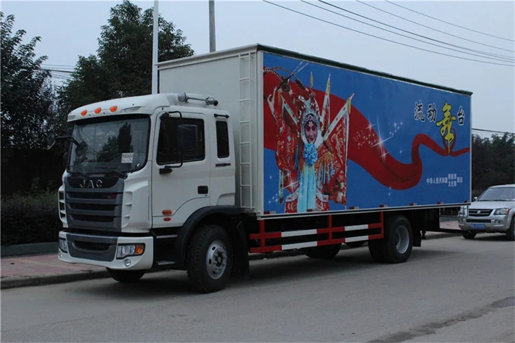 JAC LED Display Screen Mobile Wingspan Stage Truck
