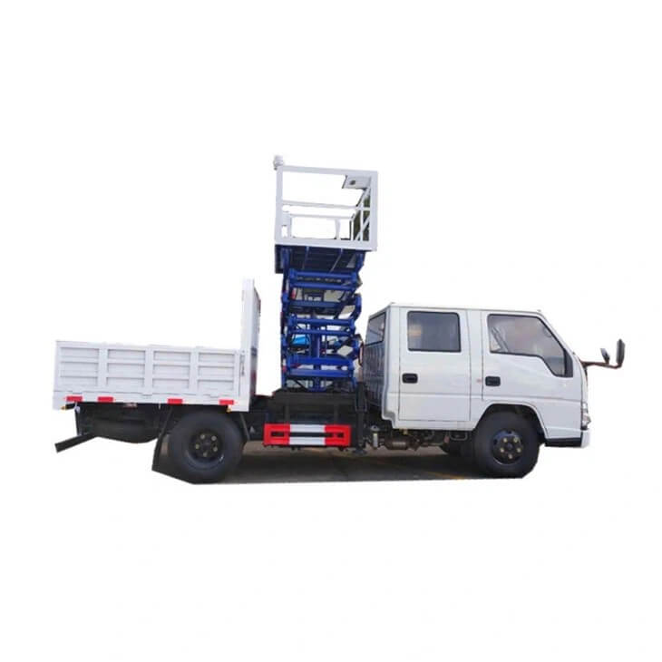 Vertical Scissor Lift Telescopic Bucket Truck 12-18m
