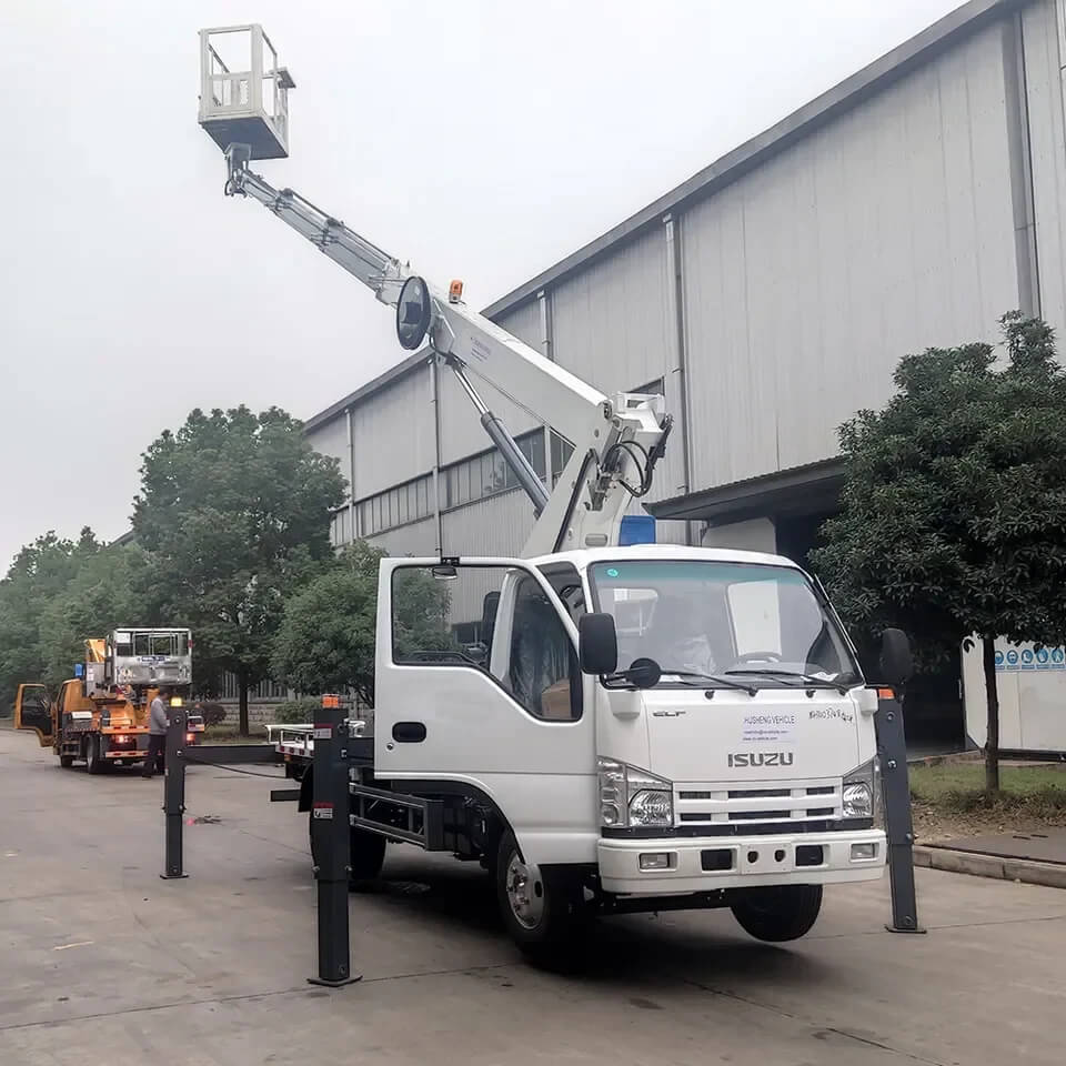 18Meters Telescopic Boom High Operation Aerial Bucket Truck