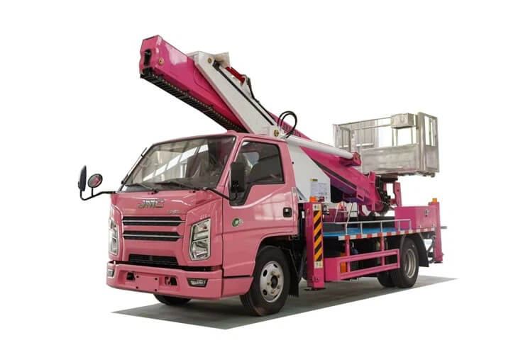 JMC Straight arm aerial working platform truck