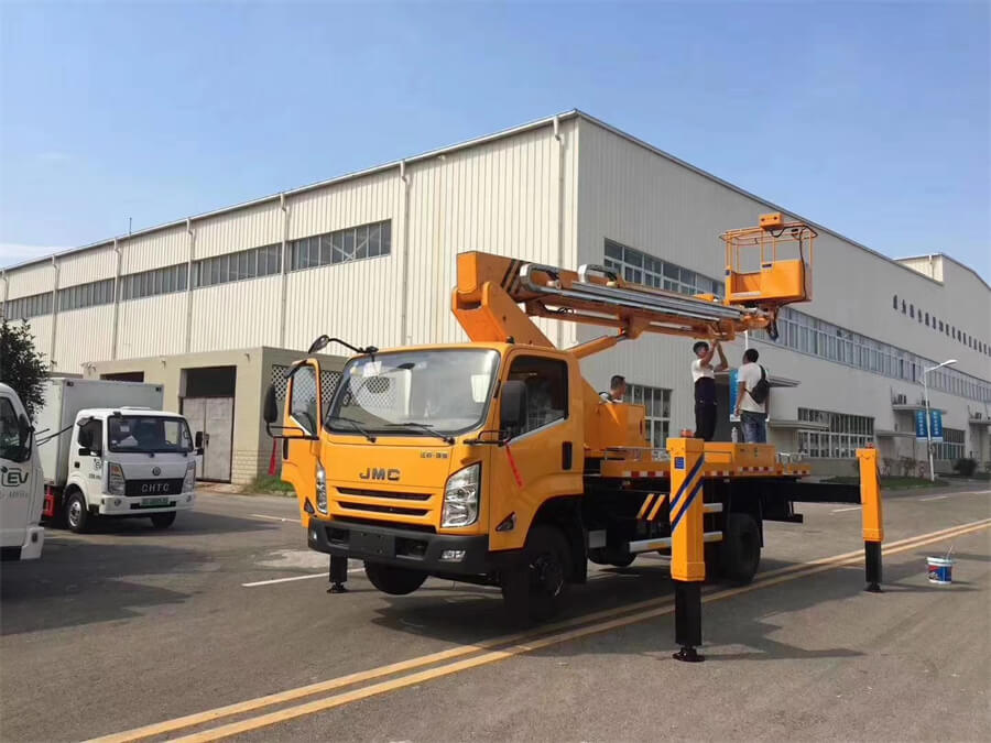 Jmc 16meters Telescopic Aerial Work Platform Truck
