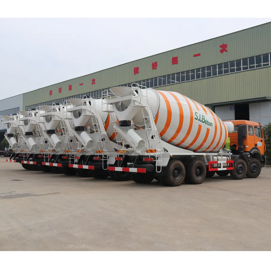 BEIBENG 8x4 16m³ 16cbm Agitating Lorry Truck
