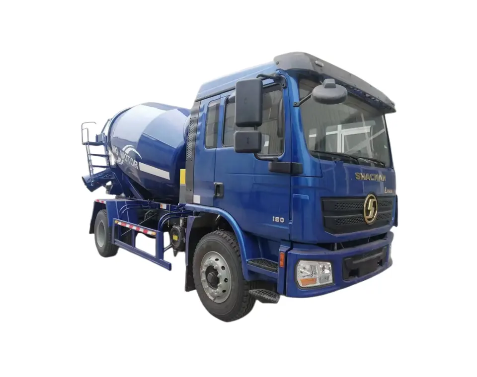 Shacman 4x2 6 wheeler 7CBM concrete transit mixer truck