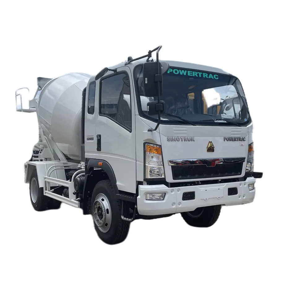 Sinotruck HOWO 4x2 6 wheeler 3 CBM concrete transit mixer truck