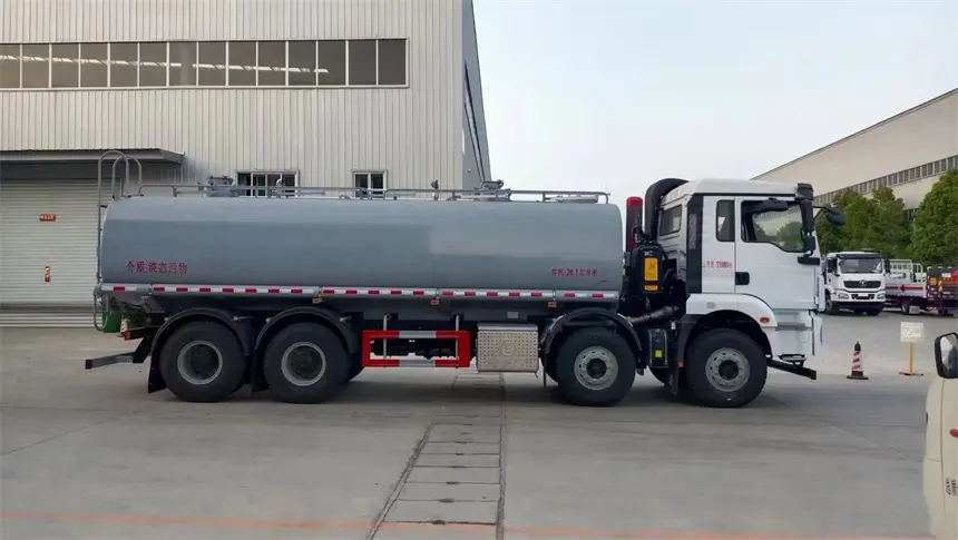 Shacman 8x4 12wheels 25CBM Tank dump truck