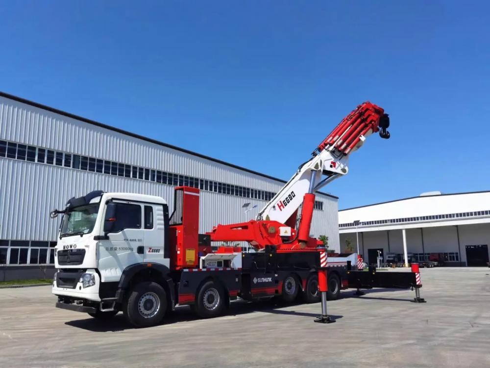 Sinotruk HOWO10X4 14Wheels Truck 120Tons Truck Mounted Knuckle Crane