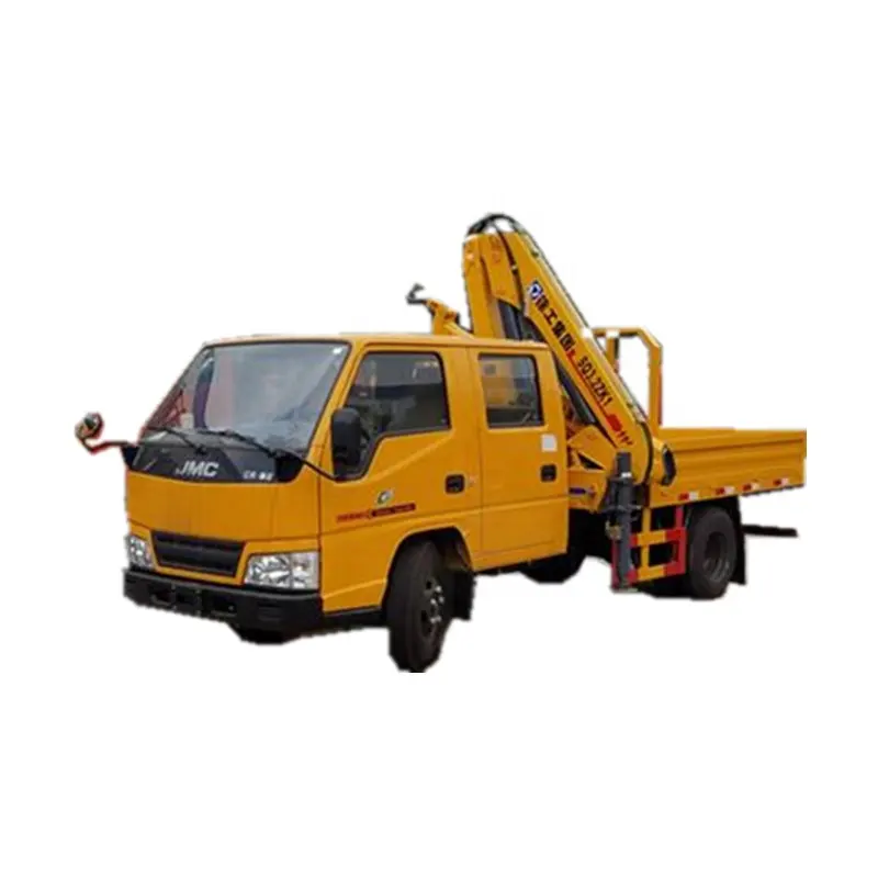 JMC Right Hand 4X2 3tons Crane Truck Knuckle Crane