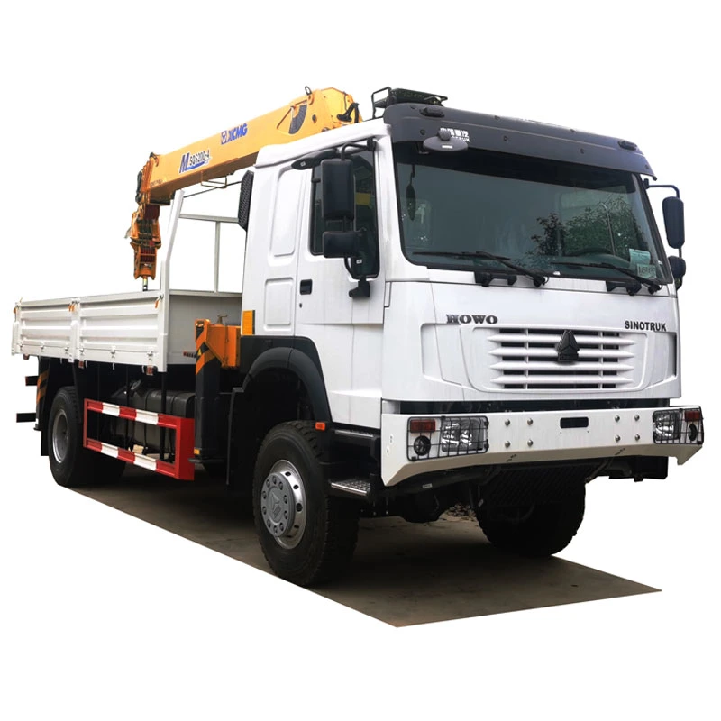 Sinotruck HOWO off Road Crane Truck 4X4 12ton Mobile Truck Mounted Crane