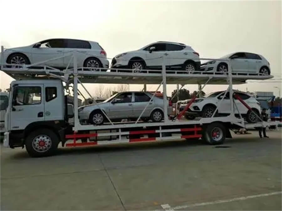 4X2 6 Wheels Shacman Rhd 5units 6units New Car Transport Truck for 4s Shop