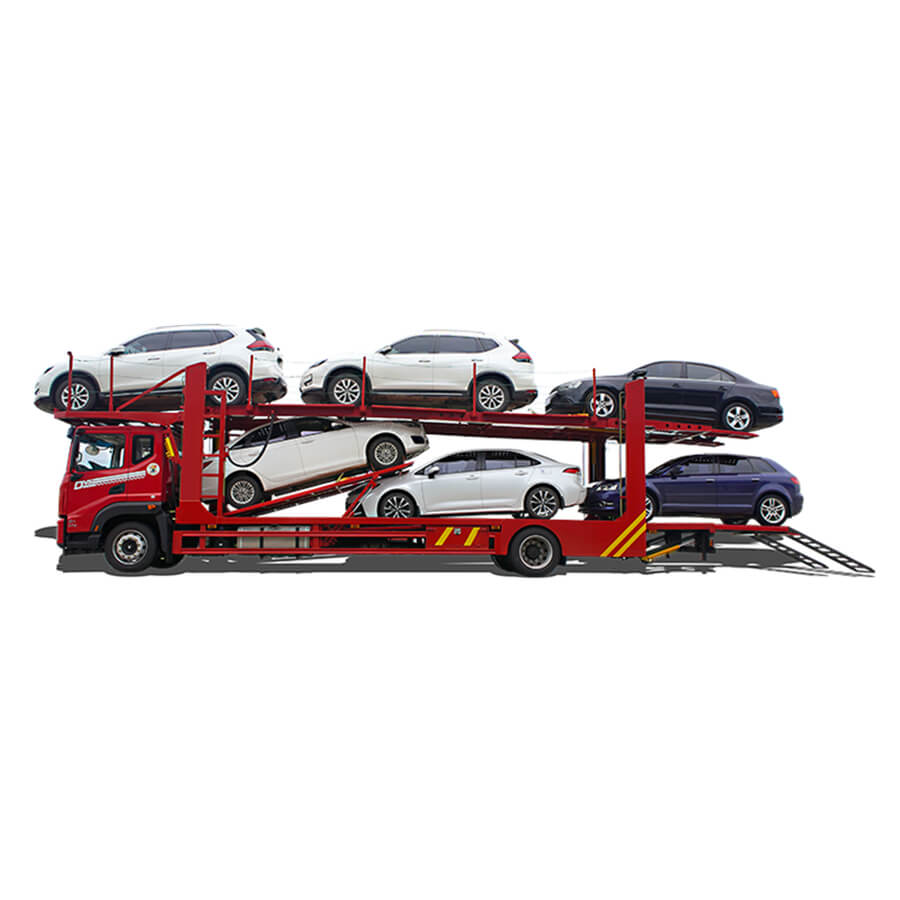 4X2 6 Wheels Shacman Rhd 5units 6units New Car Transport Truck for 4s Shop