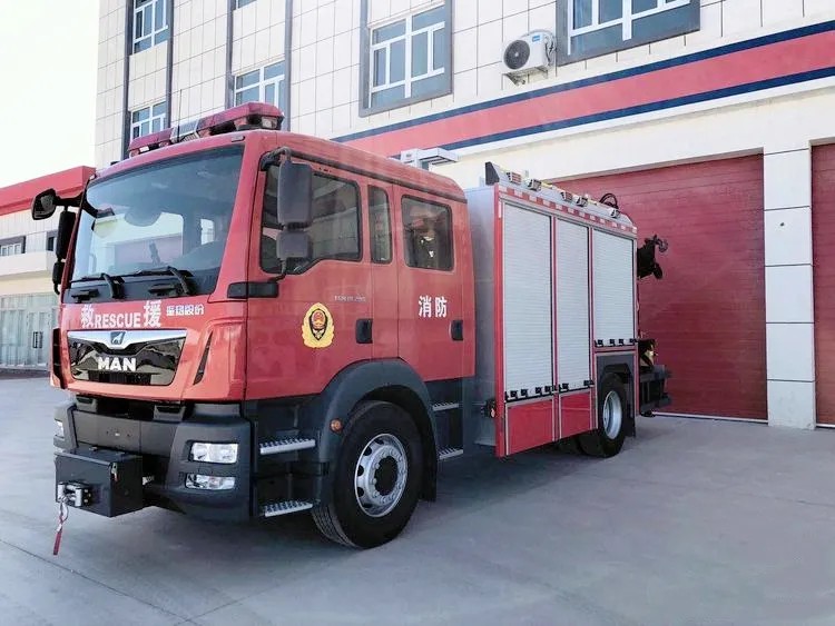 MAN 4X2 Tank Fire Emergency Rescue Truck