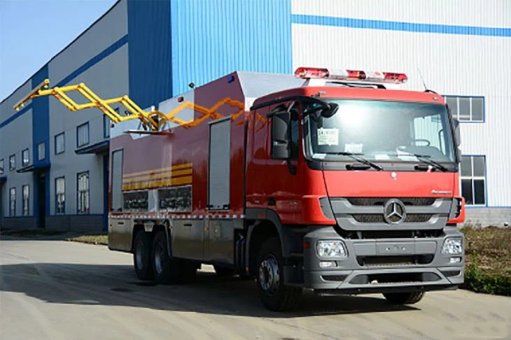 liquid foam transfer fire truck