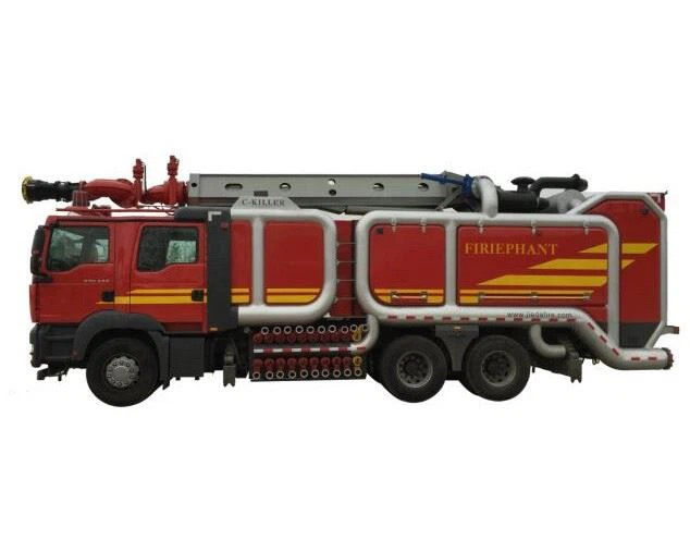 super heavy duty foam fire truck firelephant