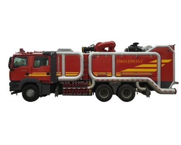 super heavy duty foam fire truck firelephant
