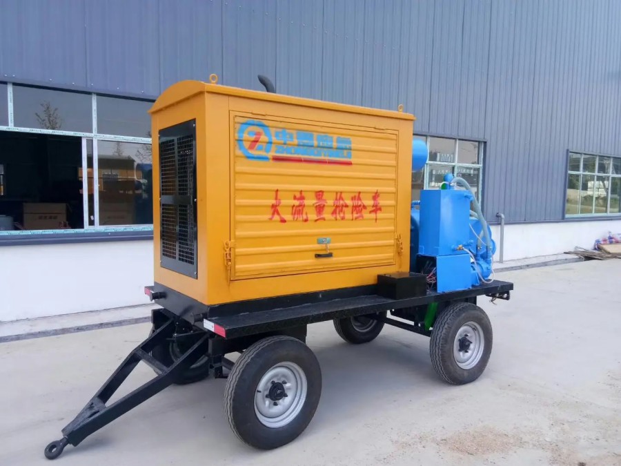 Trailer mounted Drainage Rescue Pumper