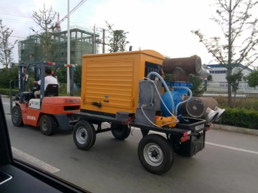 Trailer mounted Drainage Rescue Pumper