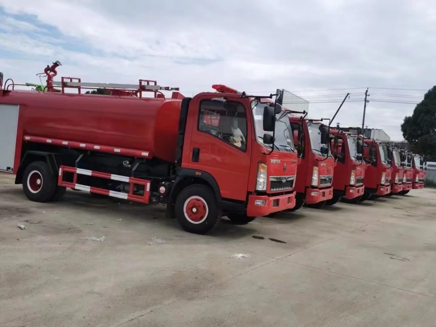 HOWO 8tons water sprinkler fire truck