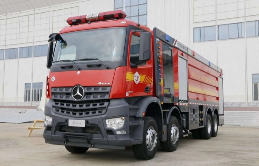 8x4 Super Foam Dry Chemical Powder Fire Truck