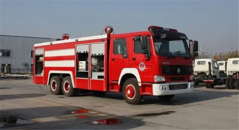 Chemical Plant Foam Dry Chemical Powder Fire Truck