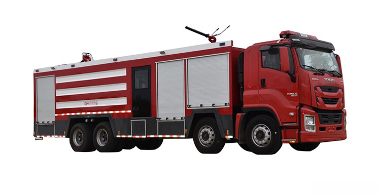 ISUZU GIGA dry powder water foam fire engine
