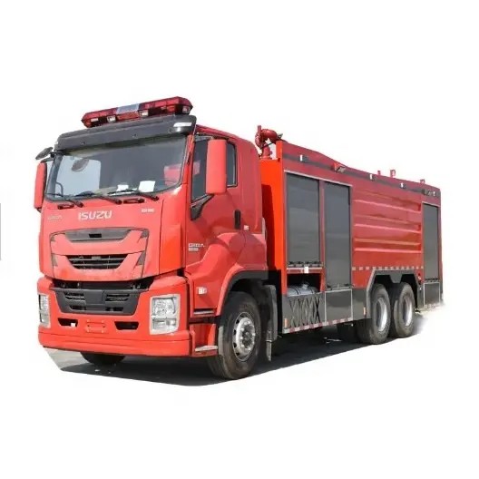 ISUZU GIGA Foam Dry Chemical Powder Fire Truck